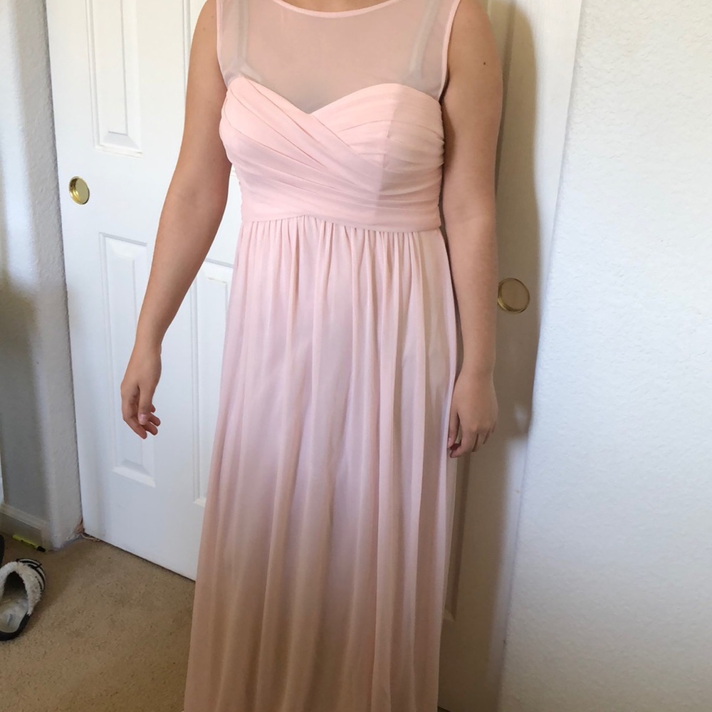 David’s bridal bridesmaid dress